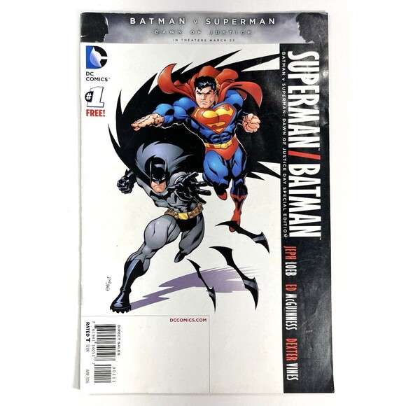 DC Comics Batman vs Superman The Dawn Of Justice Issue #1 DC Comic 2016 - Picture 1 of 7